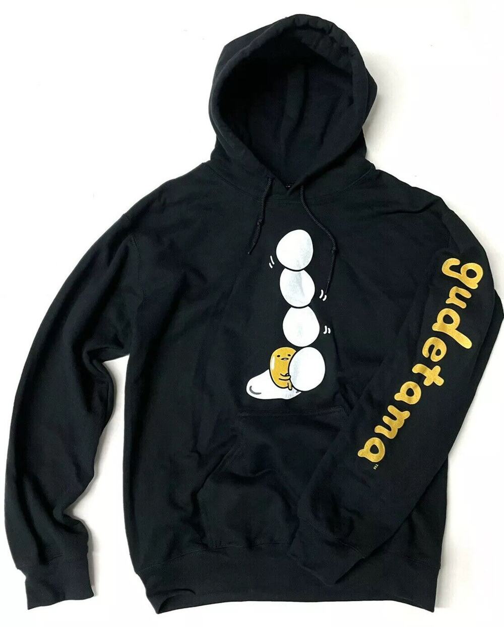 Gudetama Hoodie Sweatshirt Womens Mens Adult Size S Small The Lazy Egg NWOT